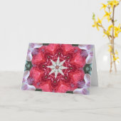 Carte S'ouvrir pour aimer le mandala (Fleur jaune)