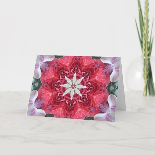 Carte S'ouvrir pour aimer le mandala (Devant)