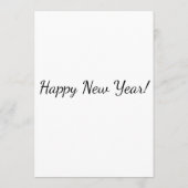 Carte soviétique avec la cavalerie du Nouvel An (Dos)