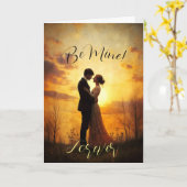 Carte Soyez à moi (Fleur jaune)