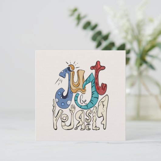 Carte Soyez Audacieux, Sois Toi : Soyez Simplement Toi-M (Debout devant)