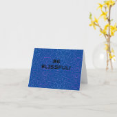 Carte Soyez Bénie ! (Fleur jaune)