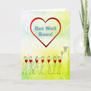 Carte Soyez Bien Bientôt Récompense Netball