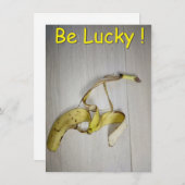 Carte Soyez chanceux ! (Devant / Derrière)