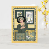 Carte Soyez dans le Présent_C_Bienvenue (Fleur jaune)