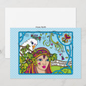 Carte Soyez fort_Ayez Faith_Flat Card 7"x5" (Devant / Derrière)