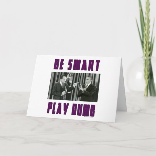 Carte Soyez futé - jeu muet (Devant)