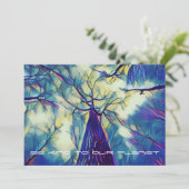 Carte Soyez GENTIL à notre planète - Jour des terres for (Debout devant)