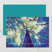 Carte Soyez GENTIL à notre planète - Jour des terres for (Devant / Derrière)