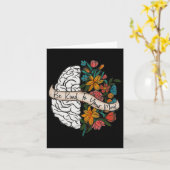 Carte Soyez Gentil À Votre Esprit Fun Femmes Sensibilise (Fleur jaune)