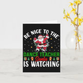 Carte Soyez gentil avec le professeur de danse, le Père (Fleur jaune)