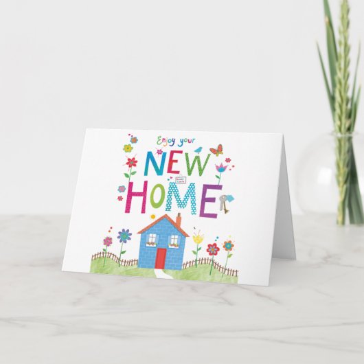 CARTE SOYEZ HEUREUX DANS VOTRE ***NOUVELLE MAISON**** (Devant)