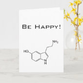 Carte Soyez Heureux ! Sérotonine (Fleur jaune)