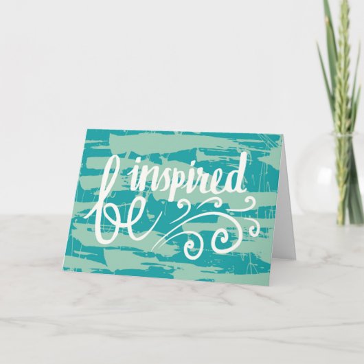 Carte Soyez inspiré (Devant)