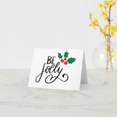 Carte Soyez joyeux  (Fleur jaune)