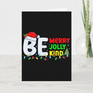 Carte Soyez Joyeux Soyez Jolly Soyez Gind Enseignant Noë