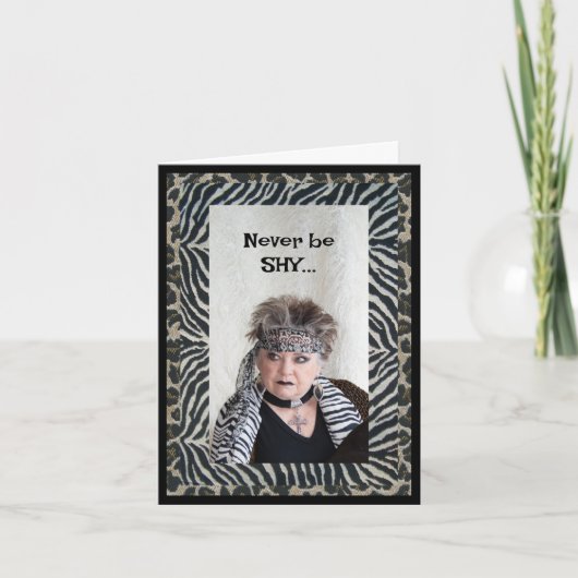 Carte Soyez juste heureux (Devant)