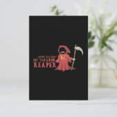 Carte Soyez Le Grim Reaper Football (Debout devant)