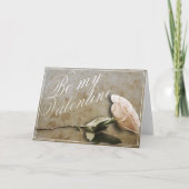 Carte Soyez ma Saint Valentin avec Rose (Devant)