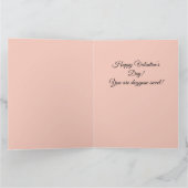 Carte Soyez mes Saint-Valentin, chiens (Intérieur)