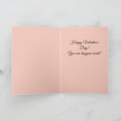 Carte Soyez mes Saint-Valentin, chiens (Intérieur)