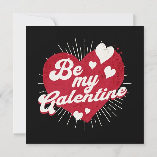 Carte Soyez mon Galentine (Devant)