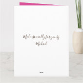 Carte Soyez Mon ours Valentine Vintage Teddy Bear (Dos)