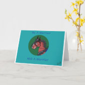 Carte Soyez plus inquiet que vous ne soyez plus inquiet  (Fleur jaune)