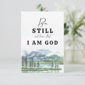 Carte Soyez Toujours Et Sachez Que Je Suis Dieu (Debout devant)