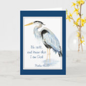 Carte Soyez toujours et sachez que je suis héron de (Fleur jaune)