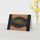 Carte Soyez toujours reconnaissants (Fleur jaune)