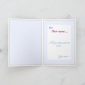 Carte 'Soyez vous-même' (+ votre message à l'intér (Intérieur)