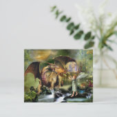 Carte Soyons amis Dragon (Debout devant)