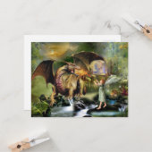 Carte Soyons amis Dragon (Devant/Arrière en situation)