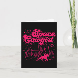 Carte Space Cowgirls Bychelorette Party Rodéo Filles Fem