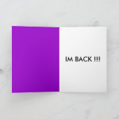 Carte SPACEMAN RoBoT HALLOWEEN CARD (Intérieur)