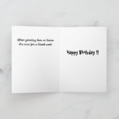 Carte Spammer In Hell Cartoon - Anniversaire drôle (Intérieur)