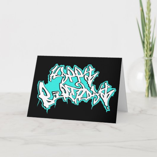 Carte spangleMASSIVE de BIRTHDAYcard (Devant)