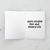 CARTE SPANKING RETRO BIRTHDAY GREETING FOR HUSBAND (Intérieur)