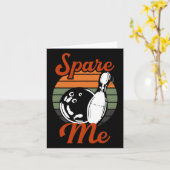 Carte Spare Me Bowling (Fleur jaune)