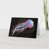 Carte Sparkle Jellyfish Get Well (Devant)