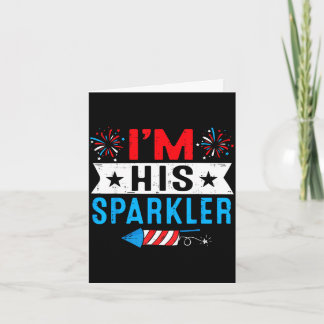 Carte Sparkler and 4th of july matching couplesSparkler 