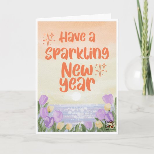 Carte Sparkling New Year Card (Devant)