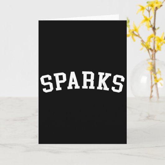Carte Sparks (Fleur jaune)