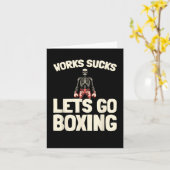 Carte Sparring - Gants Boxer (Fleur jaune)