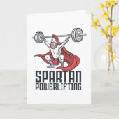 CARTE SPARTAN POWERLIFING (Fleur jaune)