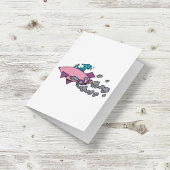 Carte spatiale Alien de dessin animé