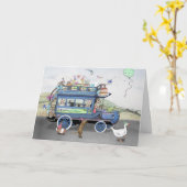 Carte Spécial Anniversaire (Fleur jaune)