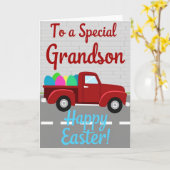 Carte Special Delivery Truck Greeting Card (Fleur jaune)