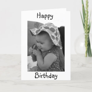 CARTE *SPÉCIAL **DÉSIRS D'ANNIVERSAIRE DE LA FILLE BÉBÉ*